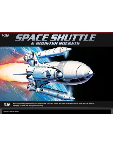 1:288 SPACE SHUTTLE W/BOOSTER ROCKET